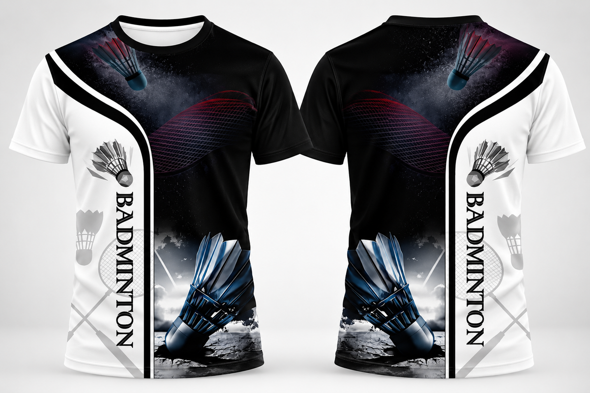 Custom Badminton Team Jersey | Name & Number Printed Jersey FN06