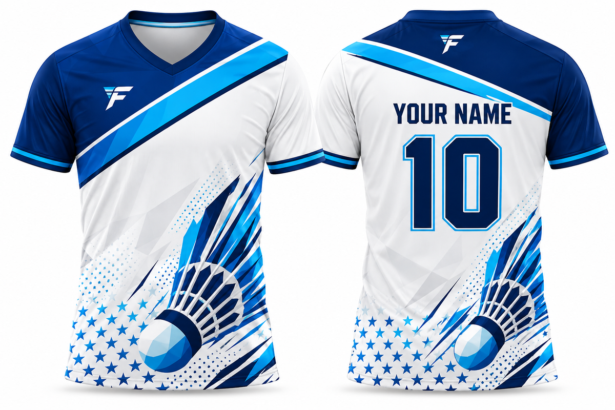 Custom Badminton Team Jersey | Name & Number Printed Jersey BT05