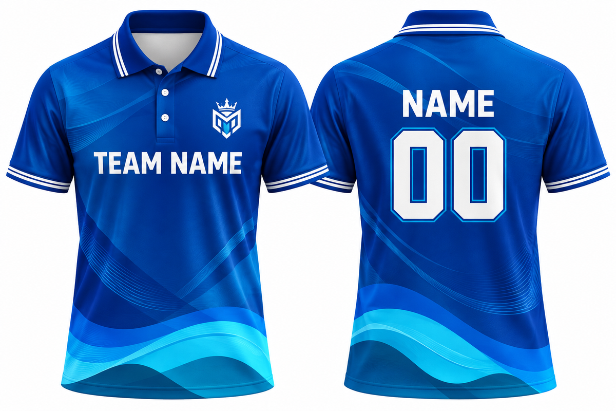 Custom Cricket Team Jersey | Name & Number Printed Cricket Jersey FN22