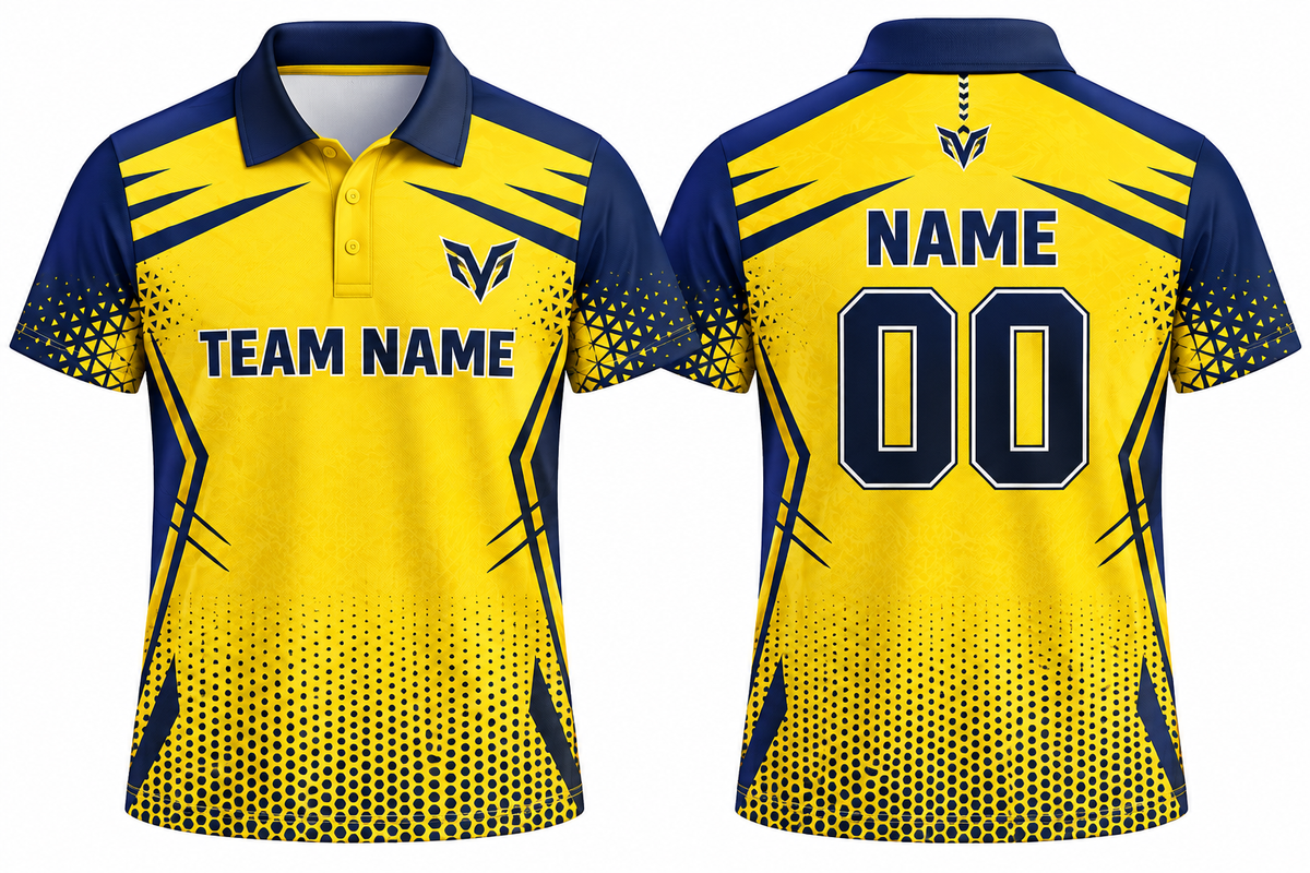 Custom Cricket Team Jersey | Name & Number Printed Cricket Jersey FN17