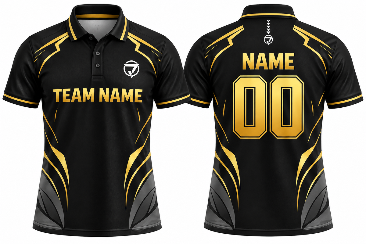 Custom Cricket Team Jersey | Name & Number Printed Cricket Jersey FN12