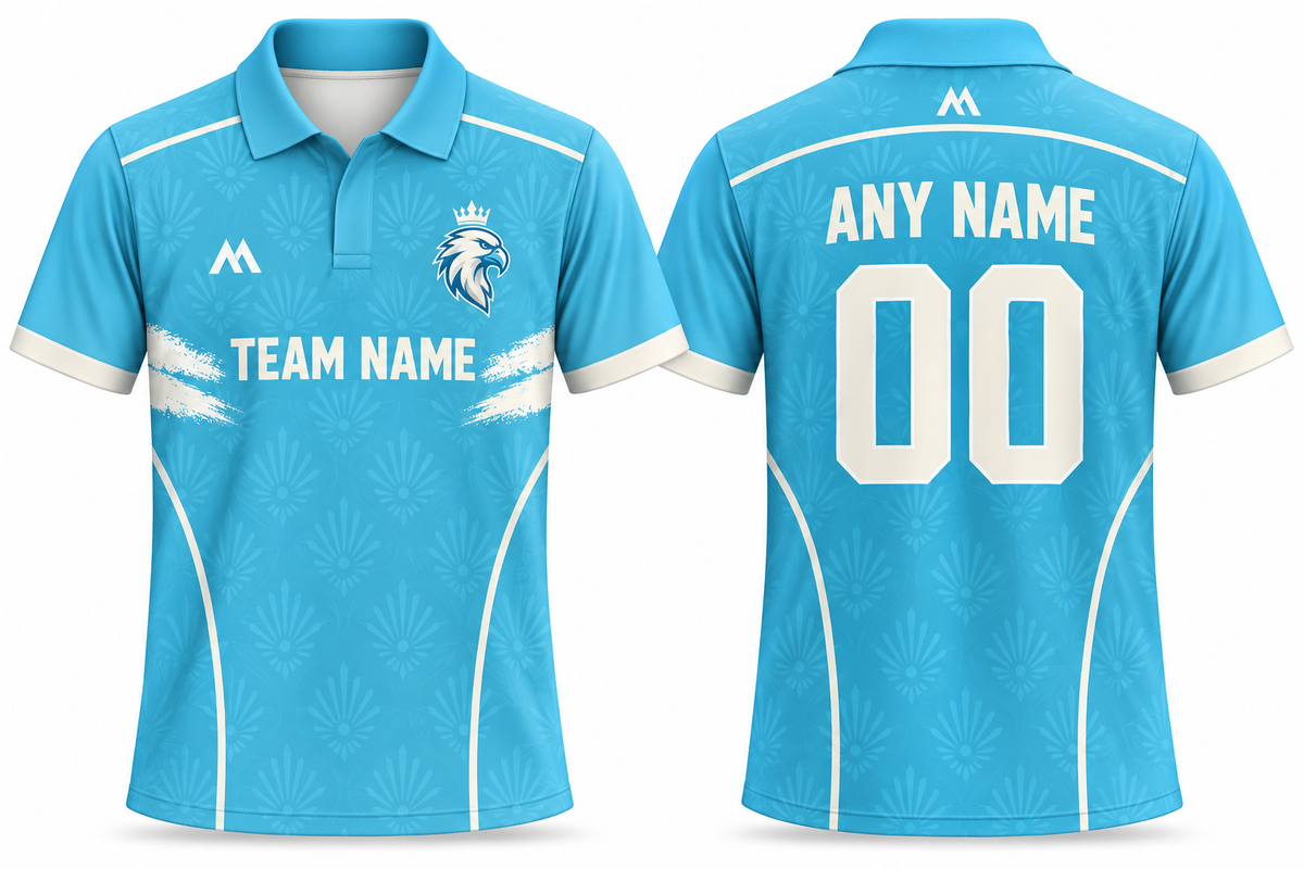 Custom Cricket Team Jersey | Name & Number Printed Cricket Jersey FN31
