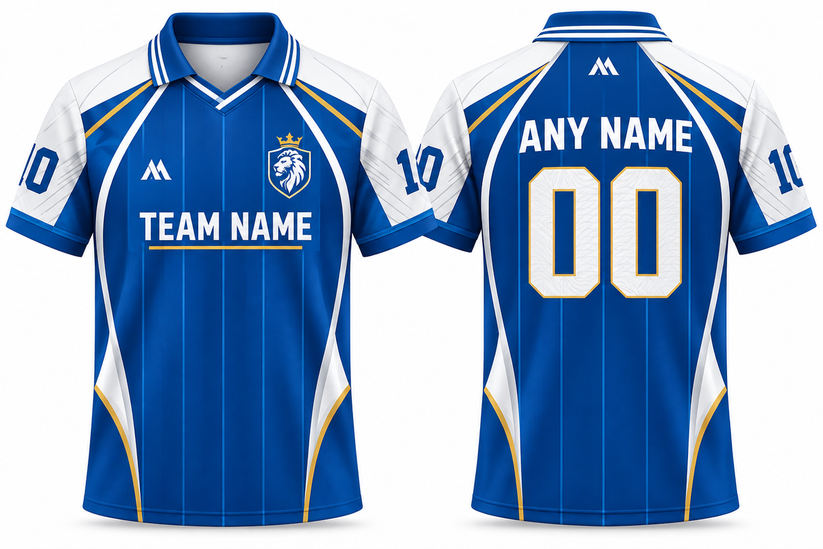 Custom Cricket Team Jersey | Name & Number Printed Cricket Jersey FN30