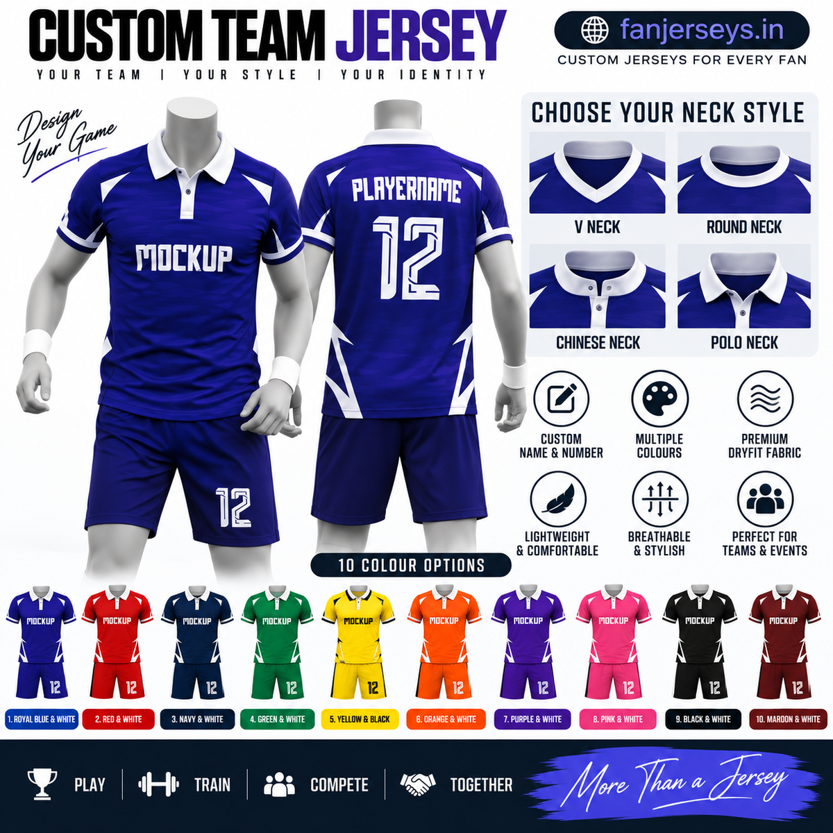 Customized jersey with shorts FN06