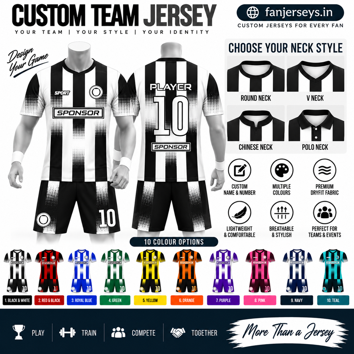 Customized jersey with shorts FN15