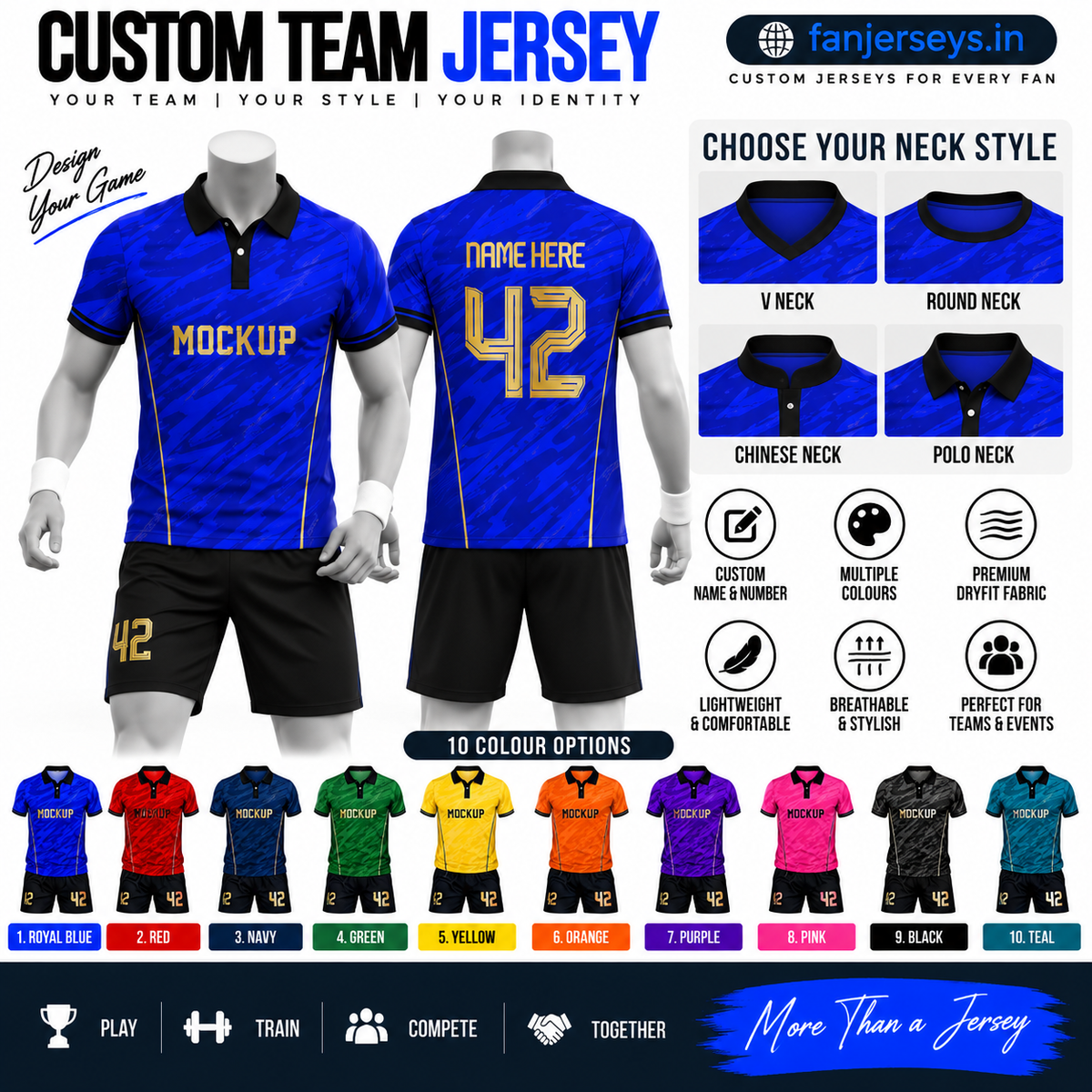 Customized jersey with shorts FN10
