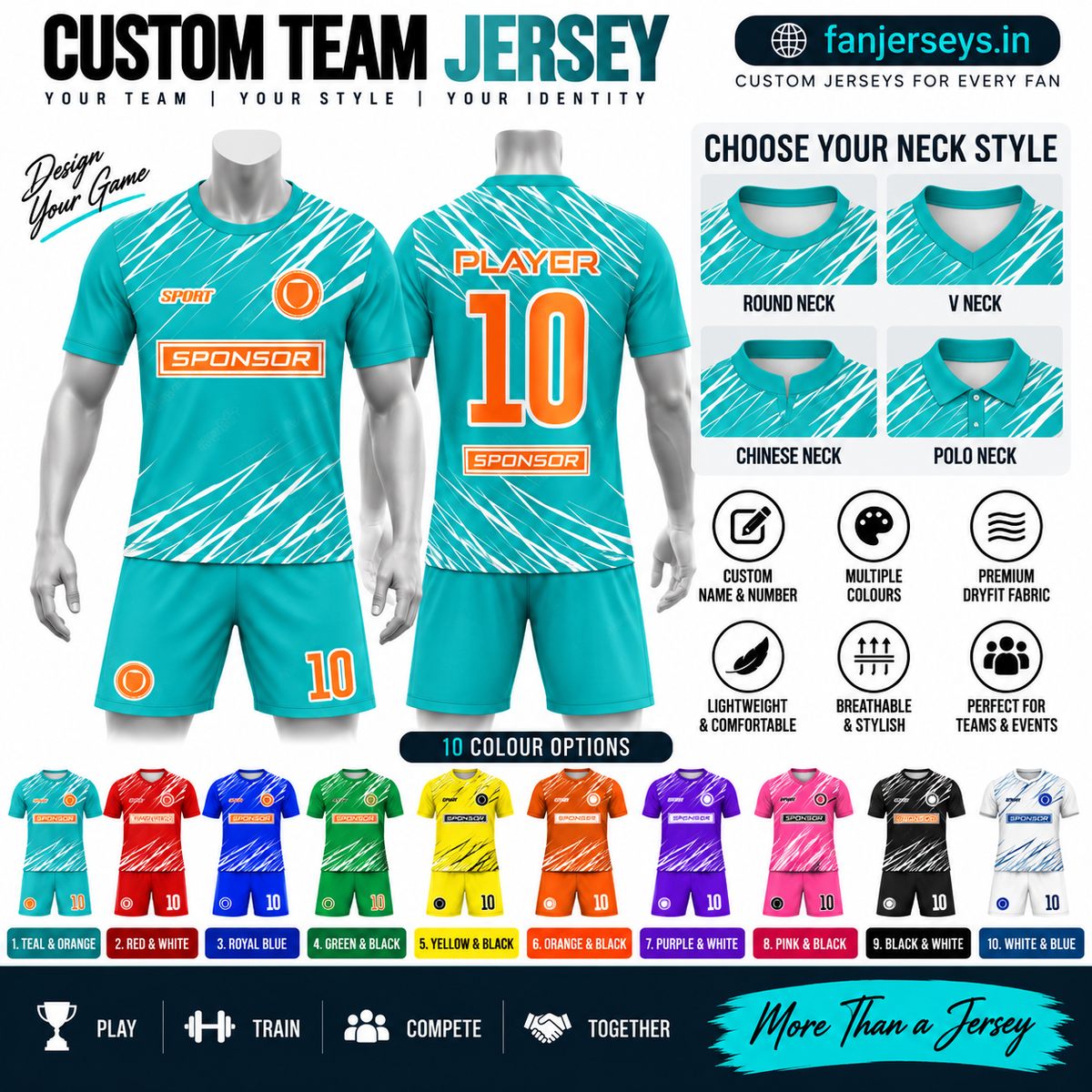 Customized jersey with shorts FN14