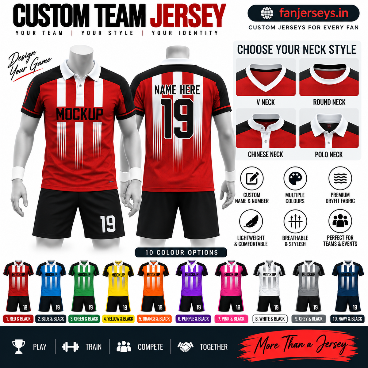 Customized jersey with shorts FN08