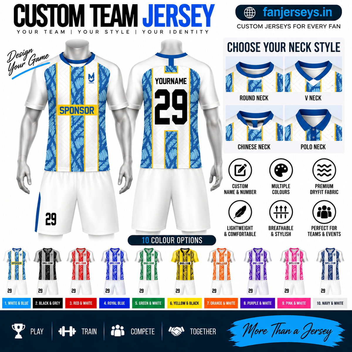 Customized jersey with shorts FN17