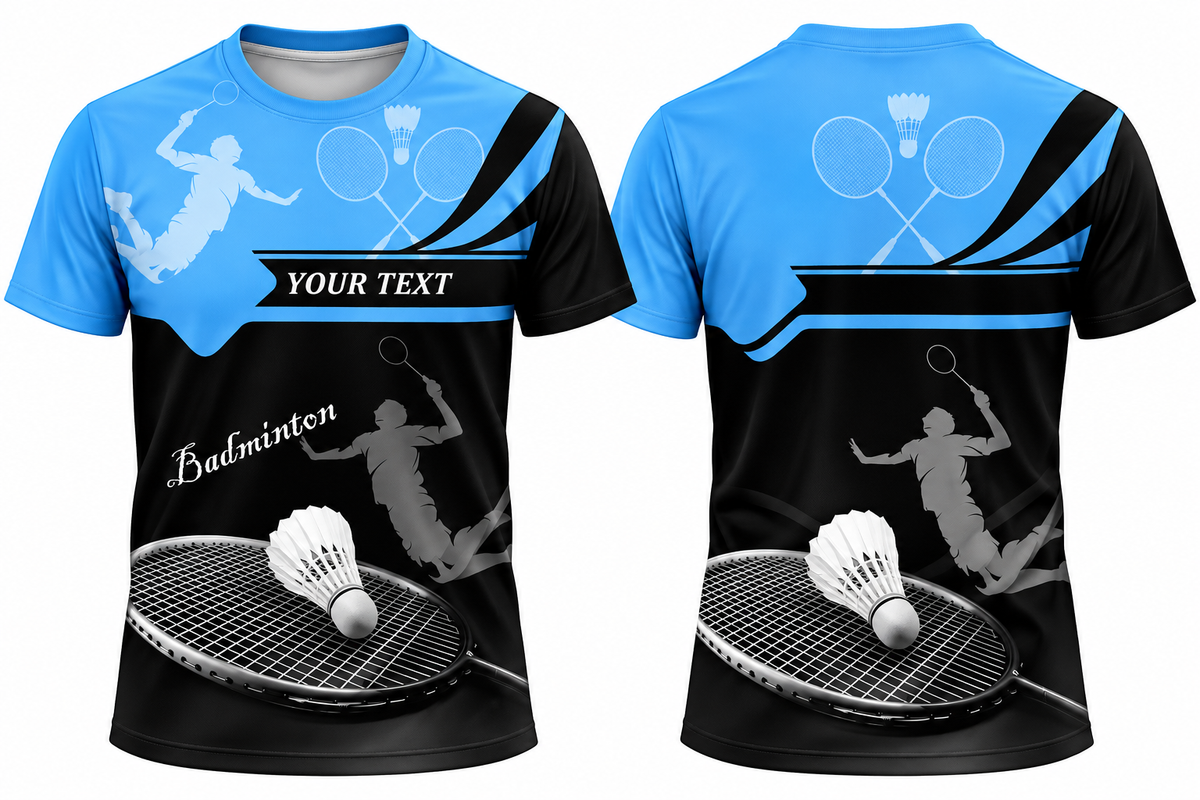 Custom Badminton Team Jersey | Name & Number Printed Jersey FN02