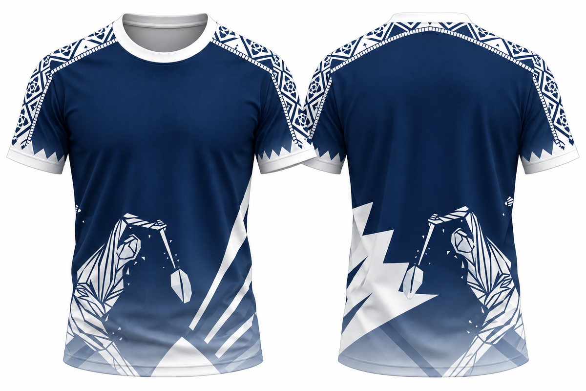 Custom Badminton Team Jersey | Name & Number Printed Jersey FN05
