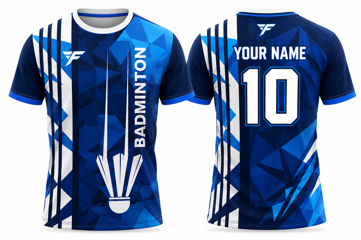 Custom Badminton Team Jersey | Name & Number Printed Jersey BT03