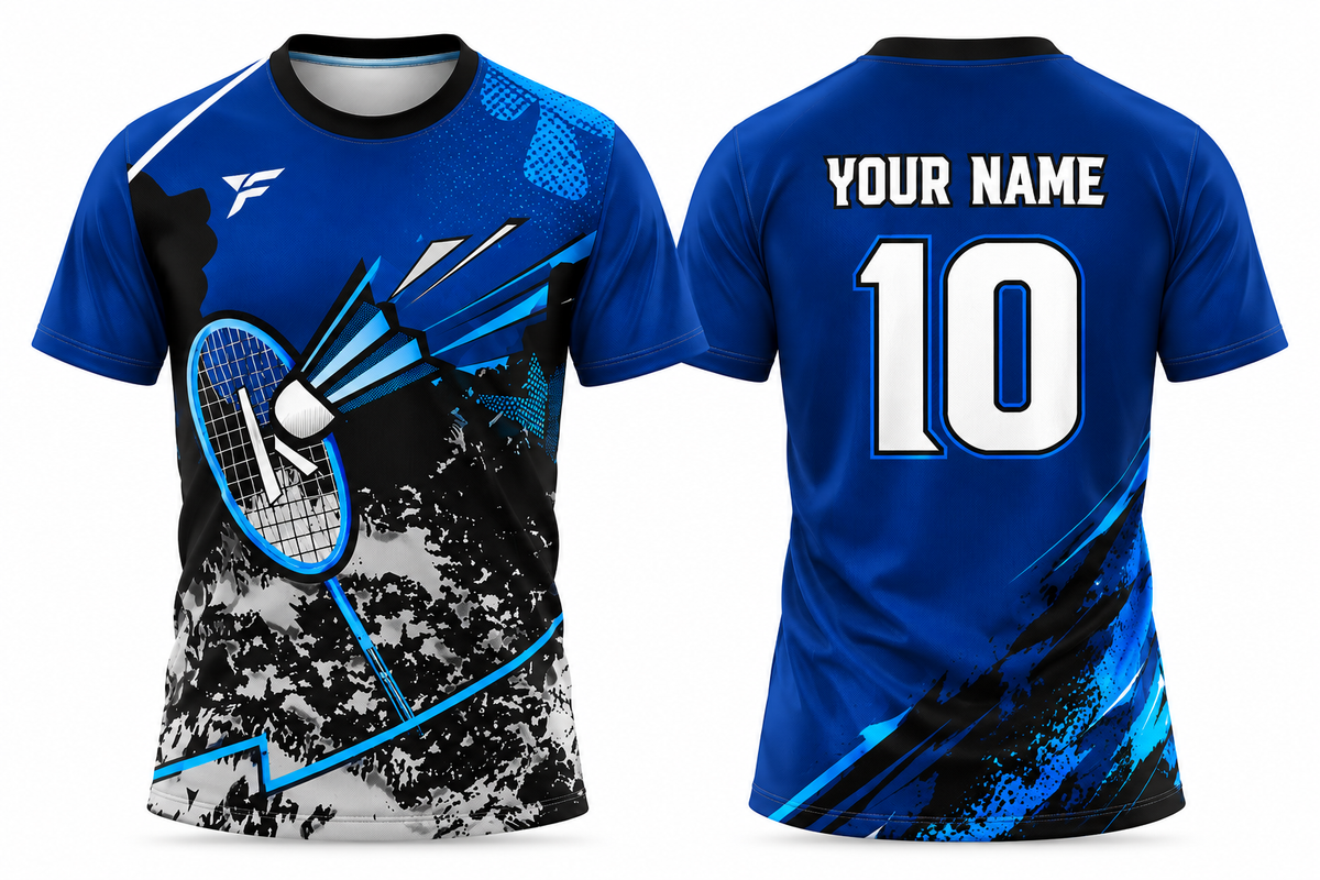 Custom Badminton Team Jersey | Name & Number Printed Jersey BT01