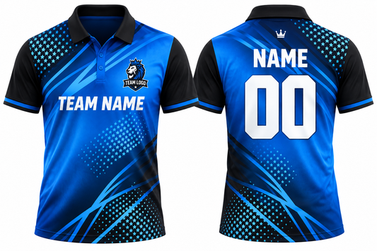 Custom Cricket Team Jersey | Name & Number Printed Cricket Jersey FN25