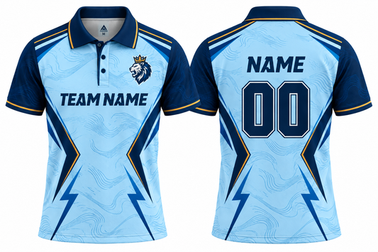 Custom Cricket Team Jersey | Name & Number Printed Cricket Jersey FN24