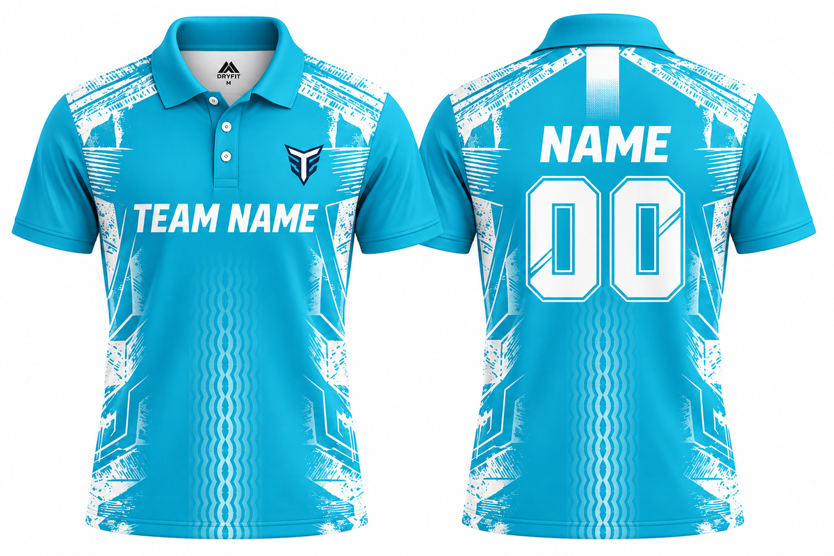 Custom Cricket Team Jersey | Name & Number Printed Cricket Jersey FN21
