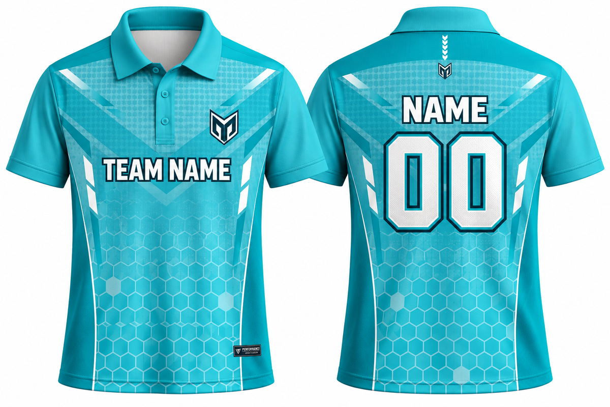 Custom Cricket Team Jersey | Name & Number Printed Cricket Jersey FN19