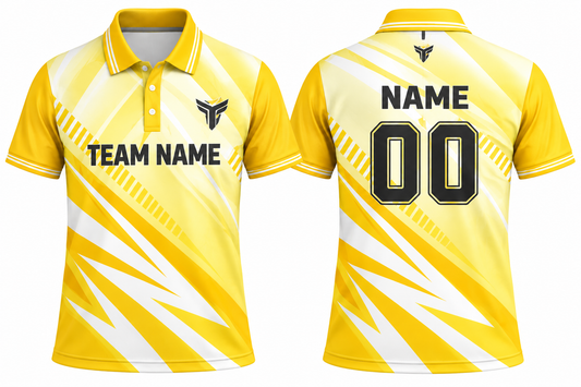 Custom Cricket Team Jersey | Name & Number Printed Cricket Jersey FN18