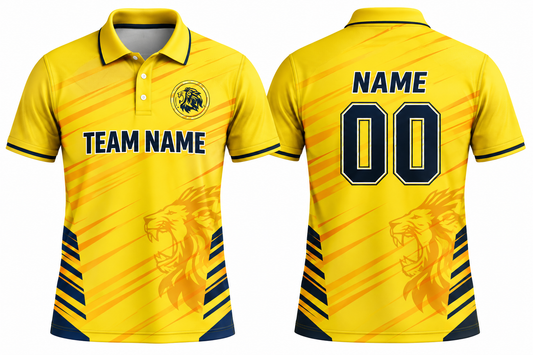 Custom Cricket Team Jersey | Name & Number Printed Cricket Jersey FN16