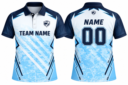 Custom Cricket Team Jersey | Name & Number Printed Cricket Jersey FN15