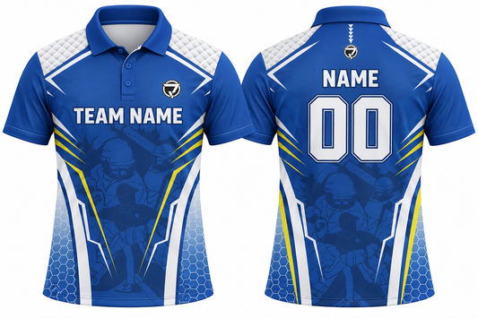 Custom Cricket Team Jersey | Name & Number Printed Cricket Jersey FN10