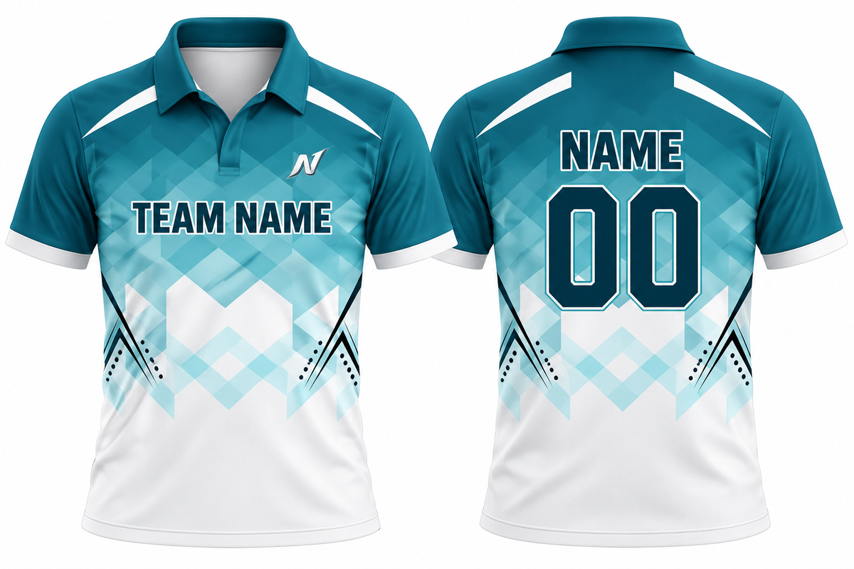 Custom Cricket Team Jersey | Name & Number Printed Cricket Jersey FN03