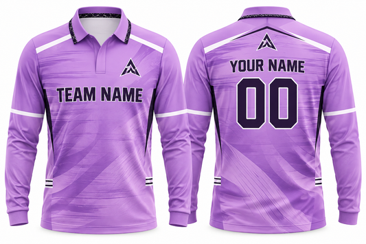 Custom Cricket Team Jersey full sleeves | Name & Number Printed Cricket Jersey FN08