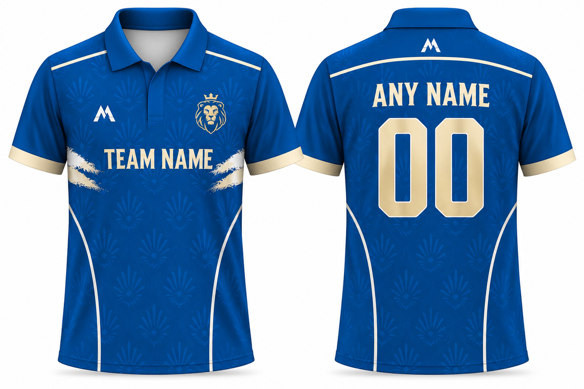 Custom Cricket Team Jersey | Name & Number Printed Cricket Jersey FN29
